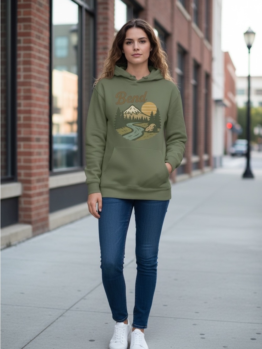 Bend, Oregon PNW Gildan Softstyle Hoodie New size small